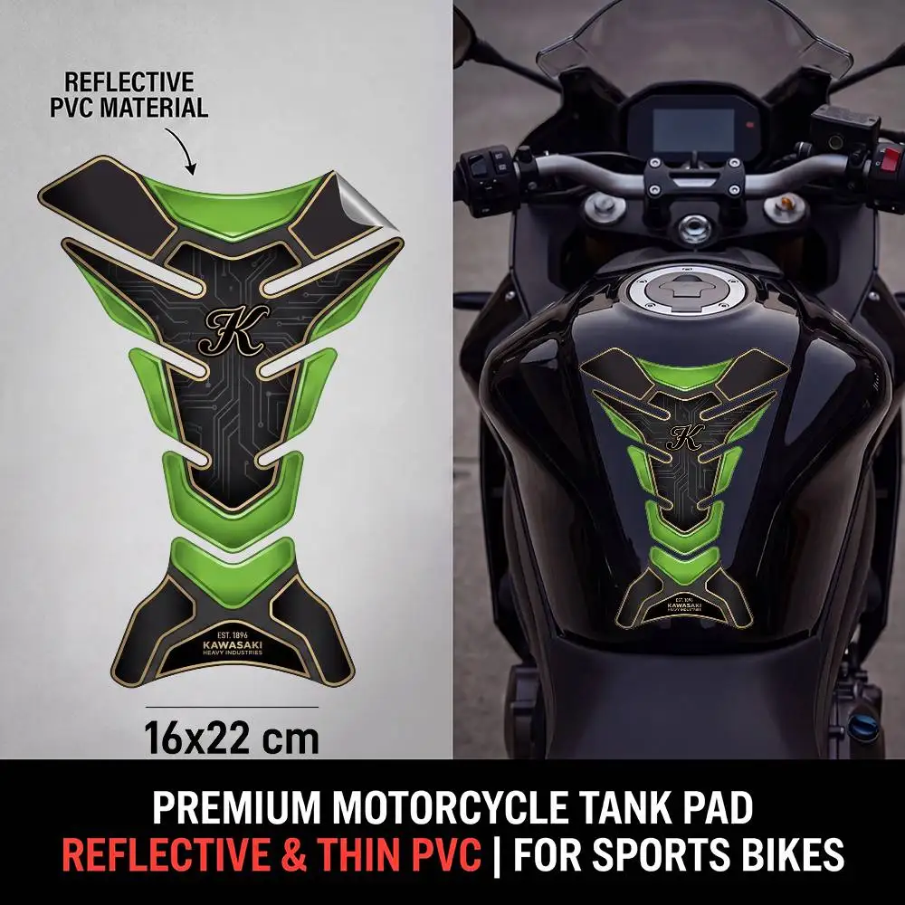 FOR KAWASAKI Motorcycle PVC Tank Pad Tank Cap Protector Racing Sticker Universal
FOR KAWASAKI Motorcycle PVC Tank Pad Tank Cap Protector Racing Sticker Universal