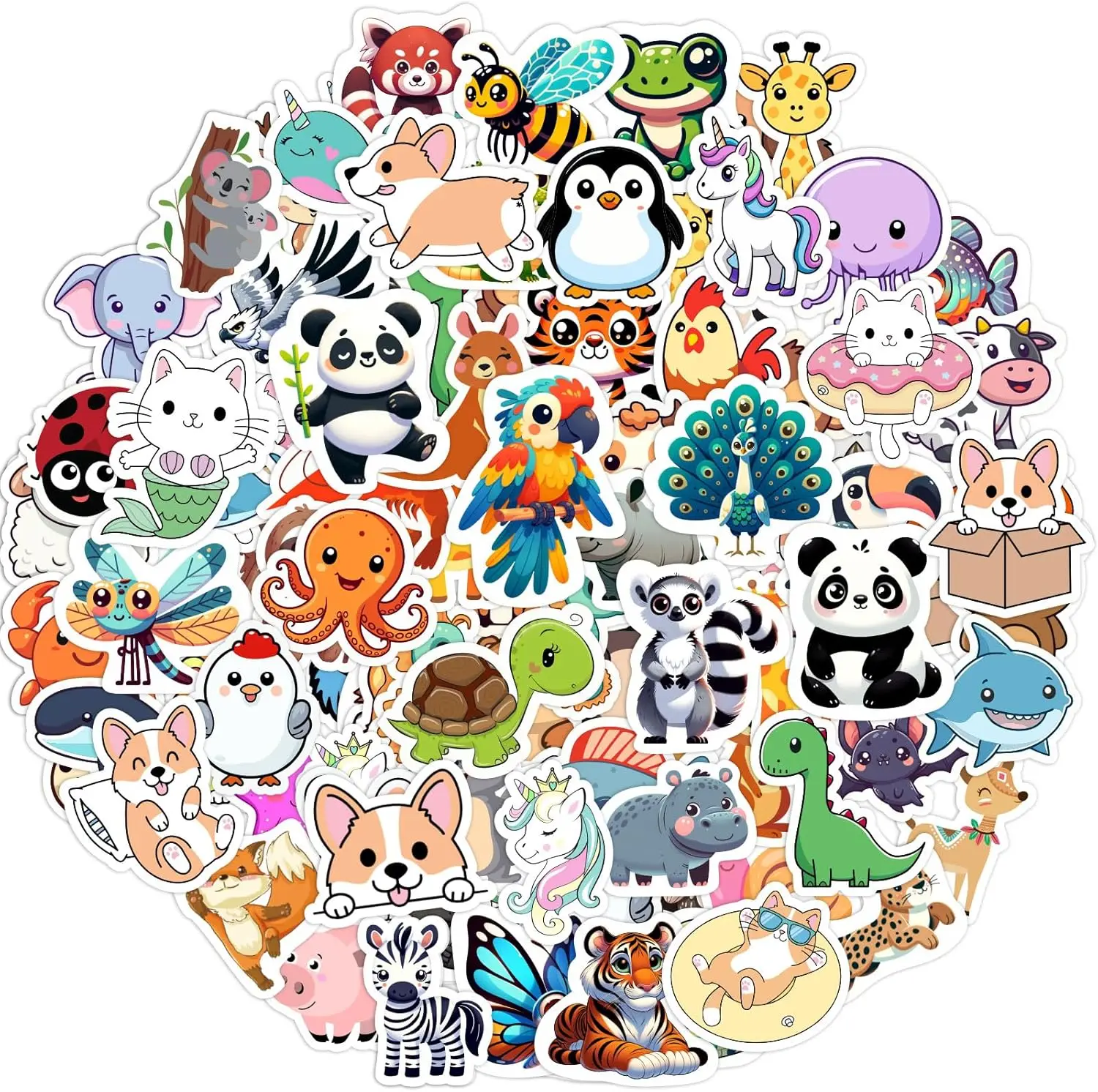 100 Pcs Water Bottle Stickers for Kids - Waterproof Vinyl Animal Decals for Laptop, Skateboard, Gifts
100 Pcs Water Bottle Stickers for Kids - Waterproof Vinyl Animal Decals for Laptop, Skateboard, Gifts