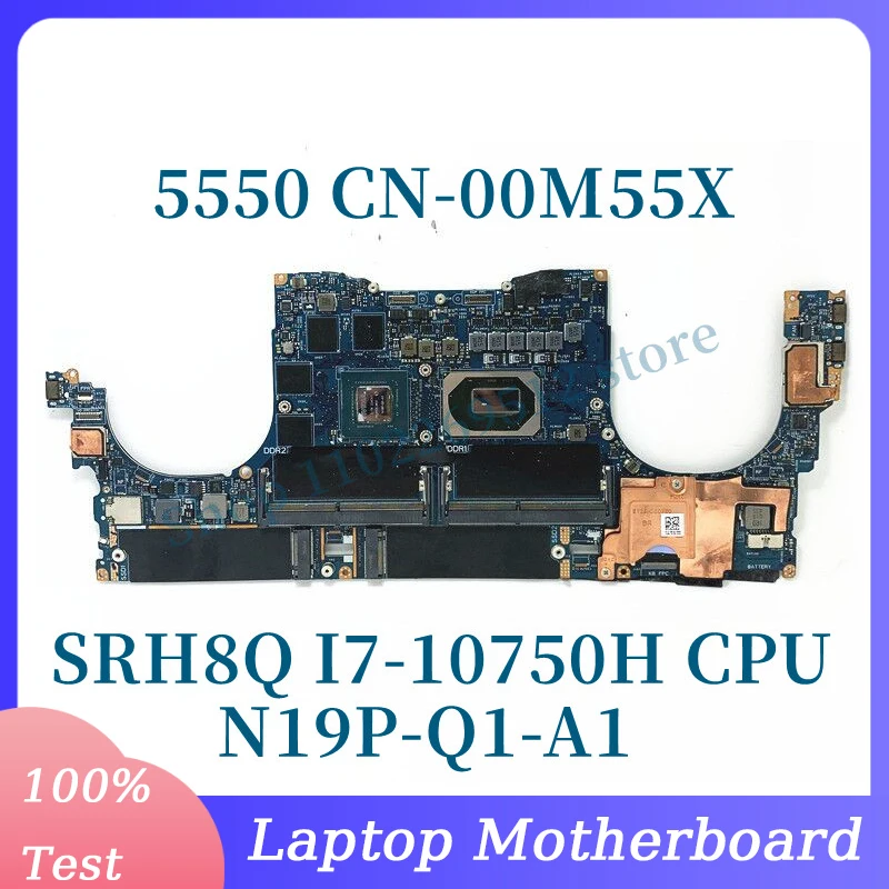 CN-00M55X 00M55X 0M55X With SRH8Q I7-10750H CPU Mainboard For DELL 5550 Laptop Motherboard N19P-Q1-A1 100% Tested Working Well
CN-00M55X 00M55X 0M55X With SRH8Q I7-10750H CPU Mainboard For DELL 5550 Laptop Motherboard N19P-Q1-A1 100% Tested Working Well