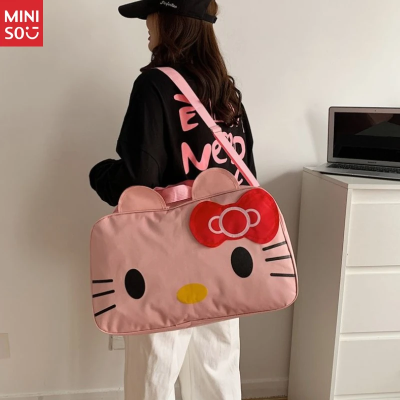 Miniso Hello Kitty Travel Duffel Bag, Large Waterproof Luggage for Women & Girls
Miniso Hello Kitty Travel Duffel Bag, Large Waterproof Luggage for Women & Girls