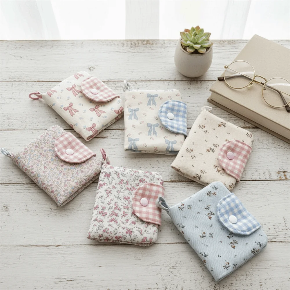 Fashion With Key Ring Fabric Floral Card Bag Portable Multiple Card Cloth Printed Wallet Cute Fashion Bow Card Holder Outdoor
Fashion With Key Ring Fabric Floral Card Bag Portable Multiple Card Cloth Printed Wallet Cute Fashion Bow Card Holder Outdoor