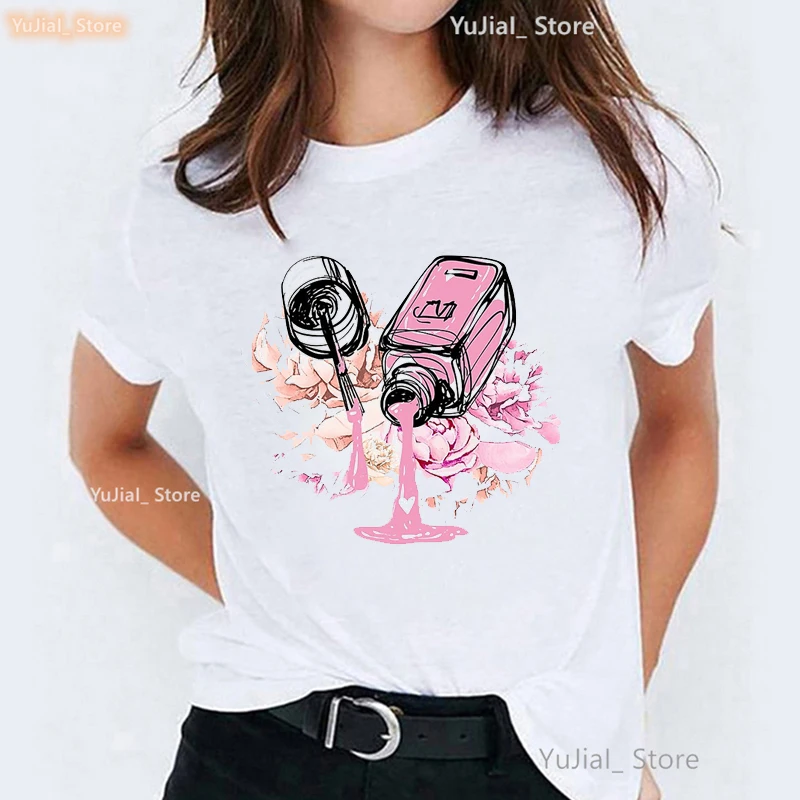 Golden Nail Flowers Print Tshirt Girls White Funny T Shirt Women Short Sleeve Fashion T-Shirt Female Summer Tops Tee Shirt Femme
Golden Nail Flowers Print Tshirt Girls White Funny T Shirt Women Short Sleeve Fashion T-Shirt Female Summer Tops Tee Shirt Femme