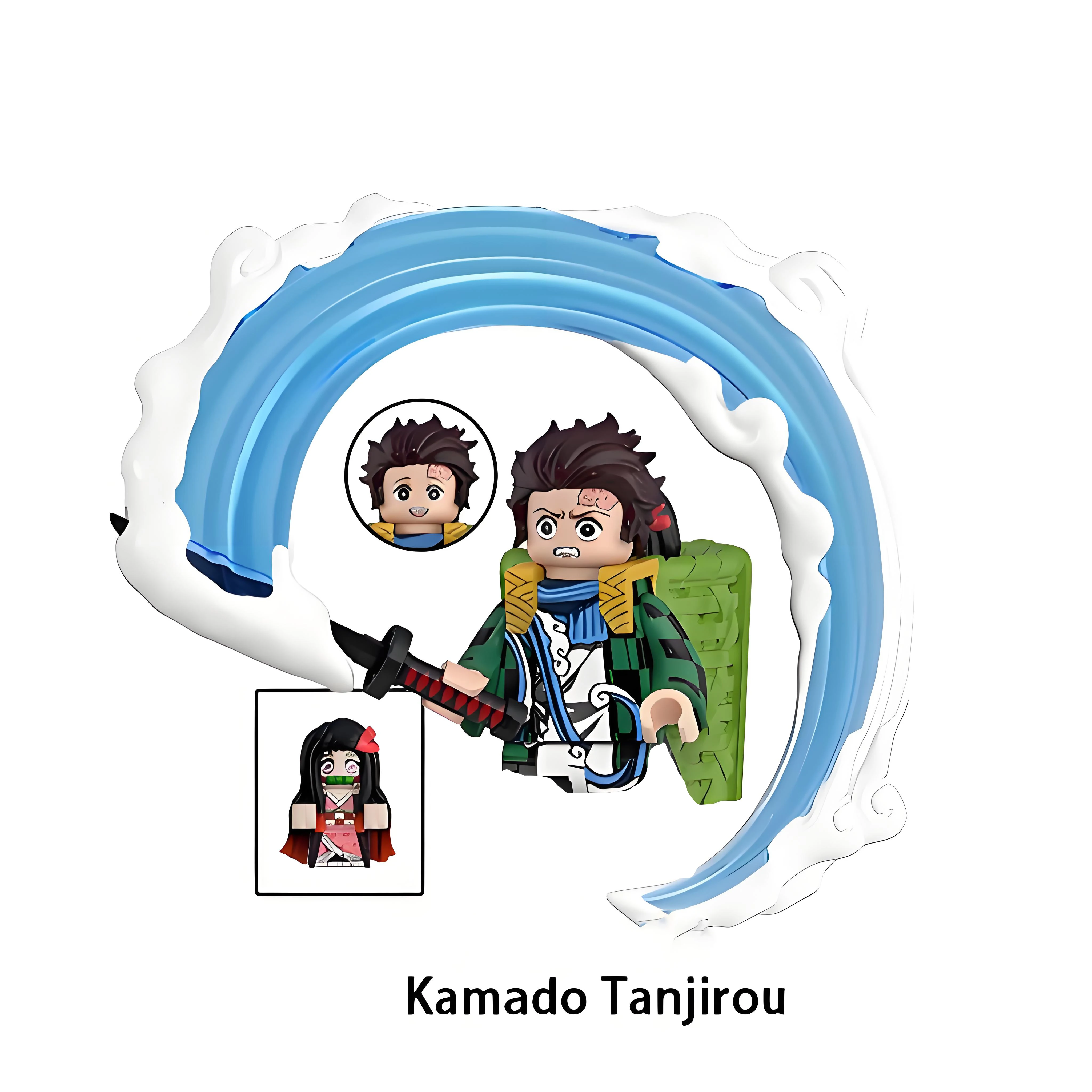 Demon Slayer Kamado Tanjirou Hashibira Inosuke Agatsuma Zenitsu Kamado Nezuko Anime Figure Peripheral Building Blocks Gifts Toys
Demon Slayer Kamado Tanjirou Hashibira Inosuke Agatsuma Zenitsu Kamado Nezuko Anime Figure Peripheral Building Blocks Gifts Toys