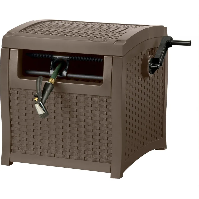 Hose Reel with Smart Trak Hose Guide, Water-Tight Connection, Durable Resin Construction, 225' Hose Capacity, Brown
Hose Reel with Smart Trak Hose Guide, Water-Tight Connection, Durable Resin Construction, 225' Hose Capacity, Brown