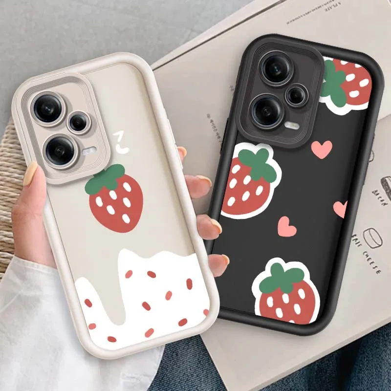 Cute Strawberry Red Sweet Phone Case For Xiaomi Redmi Note 14 13 13R 12 12R 11 11E 11T 11S Pro Plus 5G Eye Ladder Cover
Cute Strawberry Red Sweet Phone Case For Xiaomi Redmi Note 14 13 13R 12 12R 11 11E 11T 11S Pro Plus 5G Eye Ladder Cover