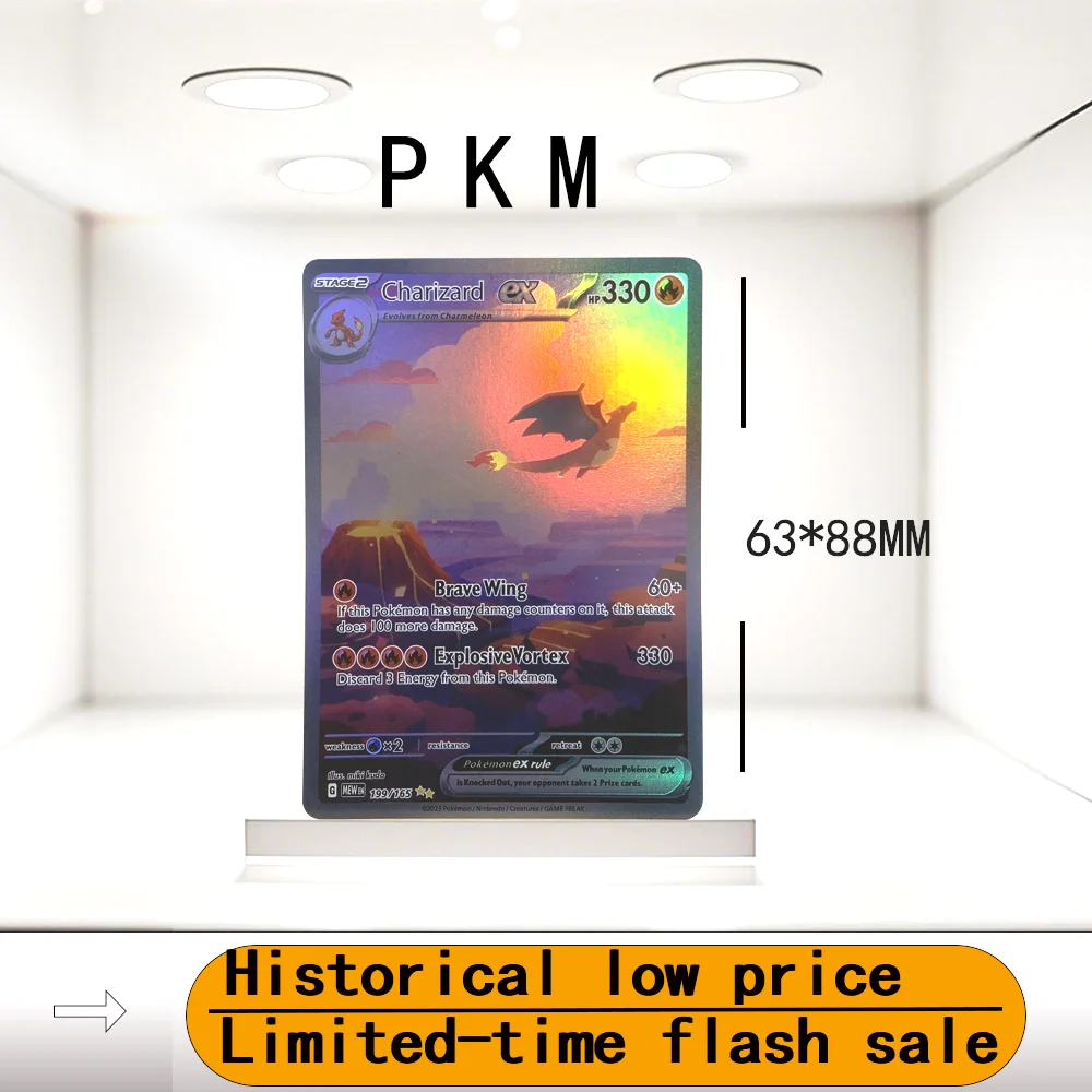 PKM Holographic Game Trading Collection Cards Charizard Arceus Blastoise Hobbies Rare Collection Battle Cards Toys Gifts
PKM Holographic Game Trading Collection Cards Charizard Arceus Blastoise Hobbies Rare Collection Battle Cards Toys Gifts