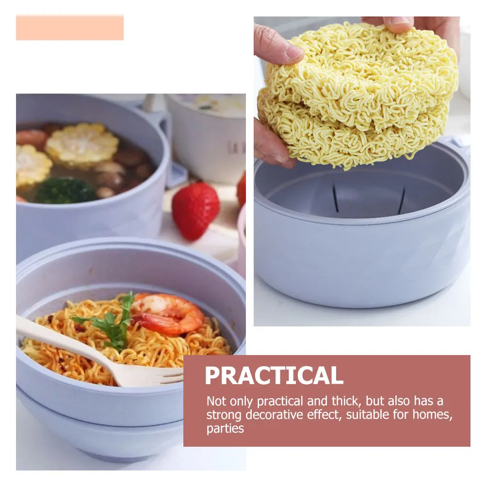 1Set Microwave Ramen Bowl Set Stackable Drain Bowl Multi-Purpose Instant Cookware for Home Restaurant
1Set Microwave Ramen Bowl Set Stackable Drain Bowl Multi-Purpose Instant Cookware for Home Restaurant