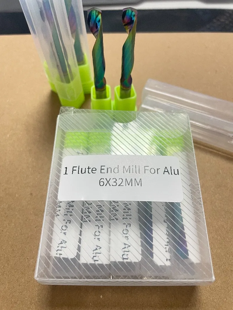 1Pc DLC Colorful Coated Single Flute Milling Cutter For Aluminum Profile & Composite Engraving
1Pc DLC Colorful Coated Single Flute Milling Cutter For Aluminum Profile & Composite Engraving