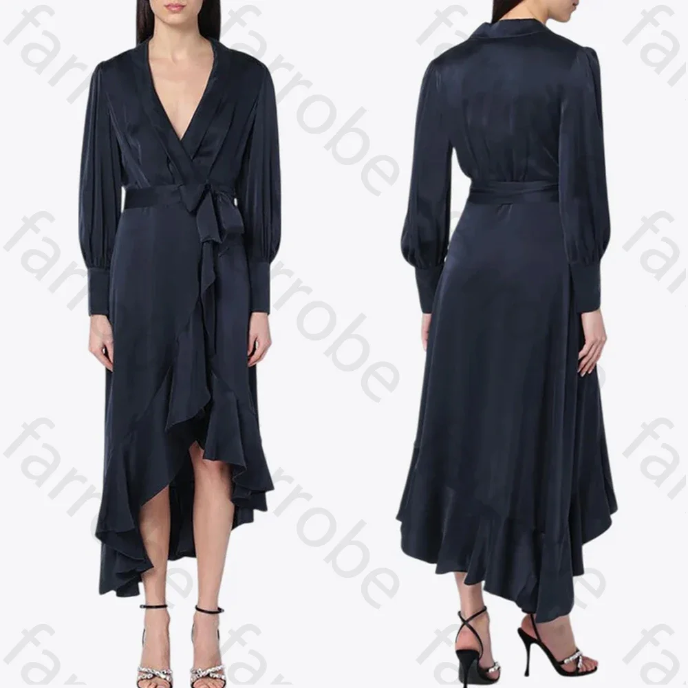 Customized Elegant Casymmetric Midi Dress A-Line Evening Dresses Occasion Formal Exquisite High Quality Prom Party Gowns Women
Customized Elegant Casymmetric Midi Dress A-Line Evening Dresses Occasion Formal Exquisite High Quality Prom Party Gowns Women