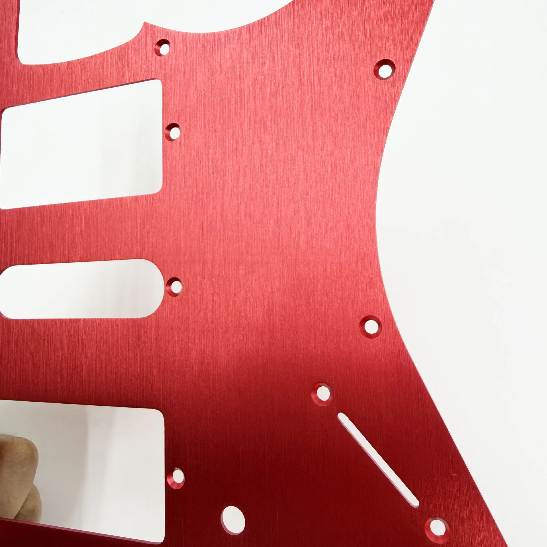 Electric Guitar HSH Pickguard 11-Hole / Brushed Aluminum 1.5mm / Dual-Single-Dual Decorative & Protective Plate For ST Guitar
Electric Guitar HSH Pickguard 11-Hole / Brushed Aluminum 1.5mm / Dual-Single-Dual Decorative & Protective Plate For ST Guitar