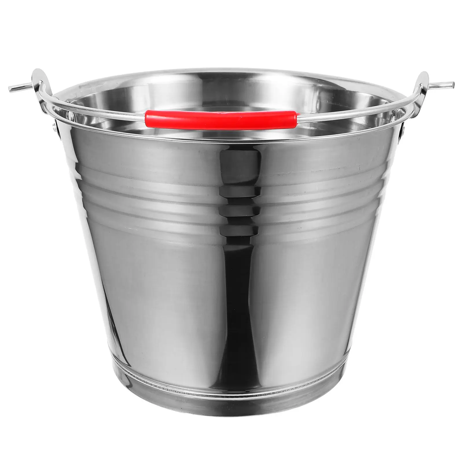 Portable Trash Can 24cm 6.0L Stainless Steel Bucket with Handle for Kitchen Milk Storage Metal Buckets
Portable Trash Can 24cm 6.0L Stainless Steel Bucket with Handle for Kitchen Milk Storage Metal Buckets