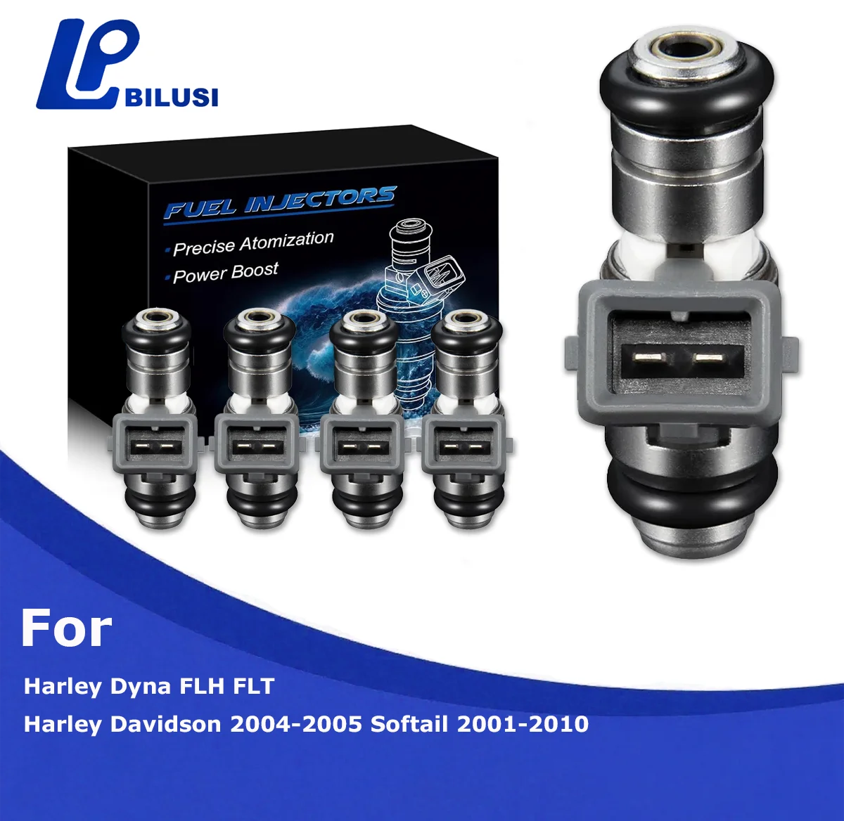 Bilusi IWP162 Fuel Injectors For Harley Davidson Motorcycle 04-05 Softail Dyna FLH 01-10 FLT 27609-01B 27609-01 1022-0113
Bilusi IWP162 Fuel Injectors For Harley Davidson Motorcycle 04-05 Softail Dyna FLH 01-10 FLT 27609-01B 27609-01 1022-0113