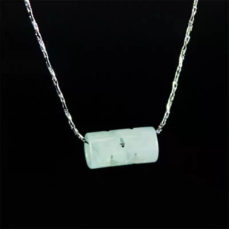 Jadeite Burmese Emerald Seven-Star Necklace Jade Luck-Bringing Bead Women's Pendant 925 Silver Chain
Jadeite Burmese Emerald Seven-Star Necklace Jade Luck-Bringing Bead Women's Pendant 925 Silver Chain