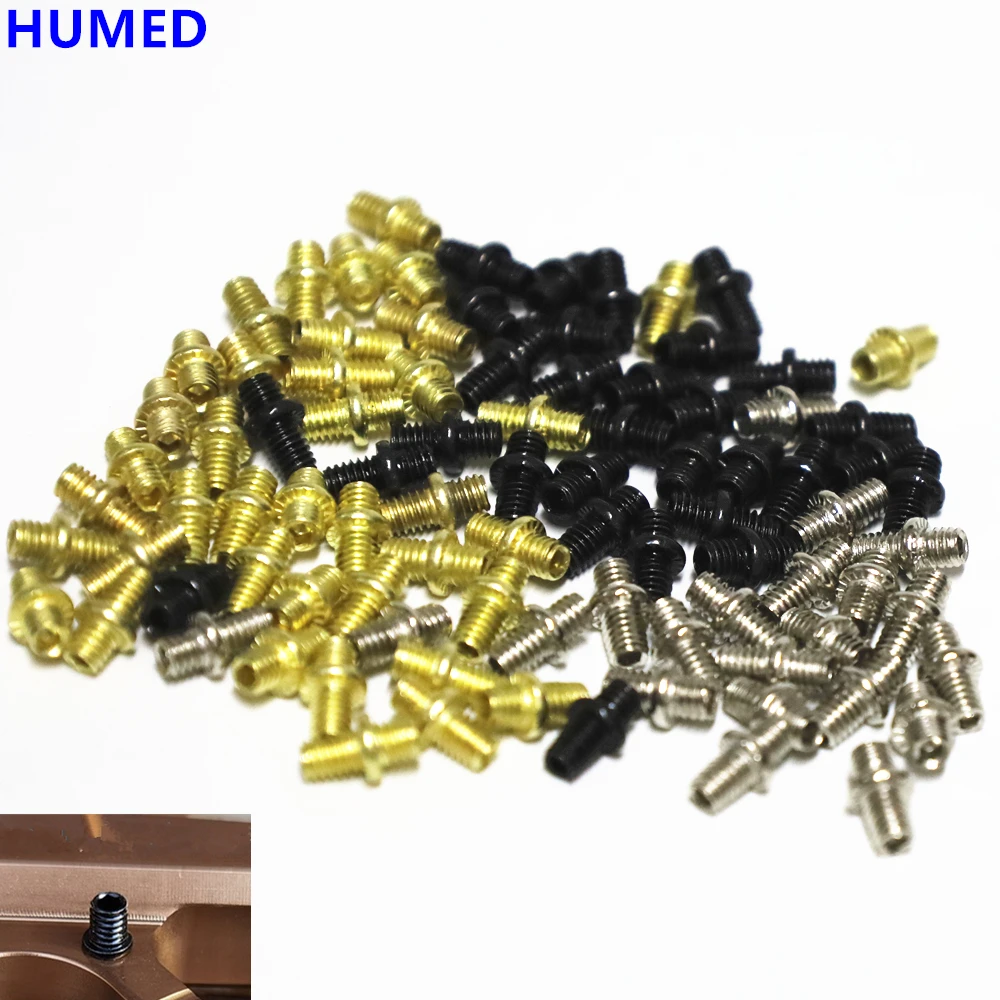 Bicycle Pedal Spikes 12PCS/20PCS Anti-Skid Steel Studs M4 Threading Bolts Pin Nail for Cycle Pedals Bike Accessories
Bicycle Pedal Spikes 12PCS/20PCS Anti-Skid Steel Studs M4 Threading Bolts Pin Nail for Cycle Pedals Bike Accessories