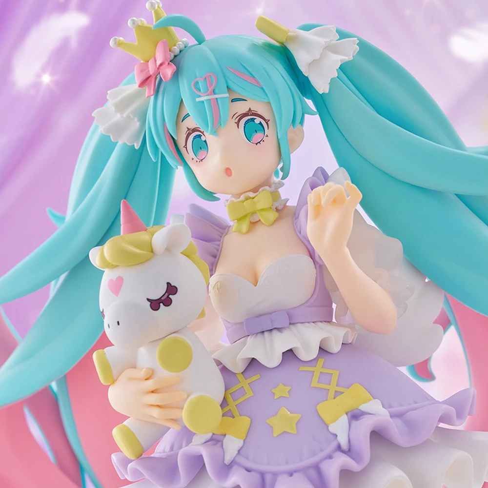 Original Genuine FuRyu TENITOL Hatsune Miku (Yumekawa Princess, Lavender Ver.) 21Cm Action Figure Anime Model Toys Cartoon Gifts
Original Genuine FuRyu TENITOL Hatsune Miku (Yumekawa Princess, Lavender Ver.) 21Cm Action Figure Anime Model Toys Cartoon Gifts