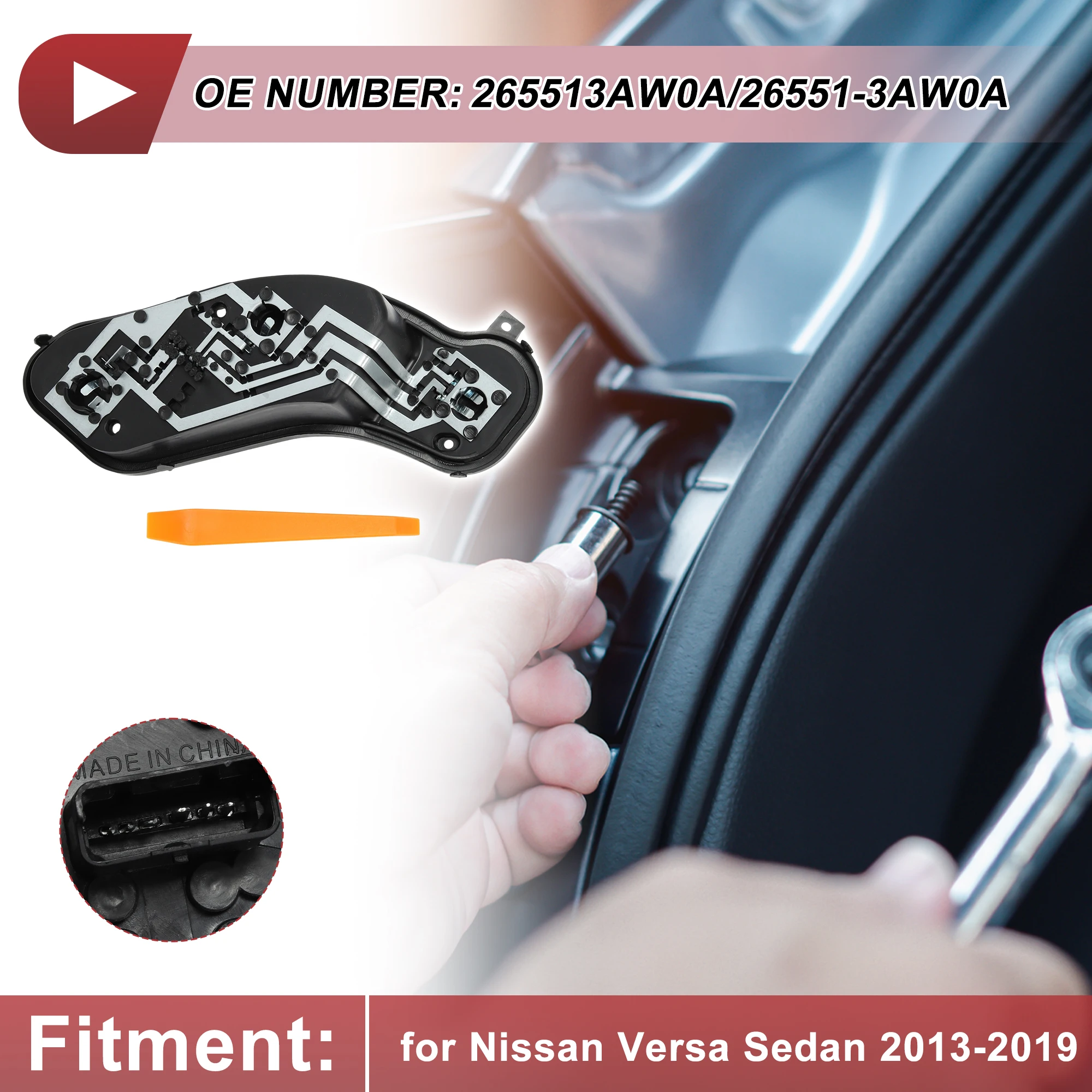 UXCELL 1 Set Right Tail Light Bulb Socket for Nissan Versa Sedan 2013-2019
UXCELL 1 Set Right Tail Light Bulb Socket for Nissan Versa Sedan 2013-2019