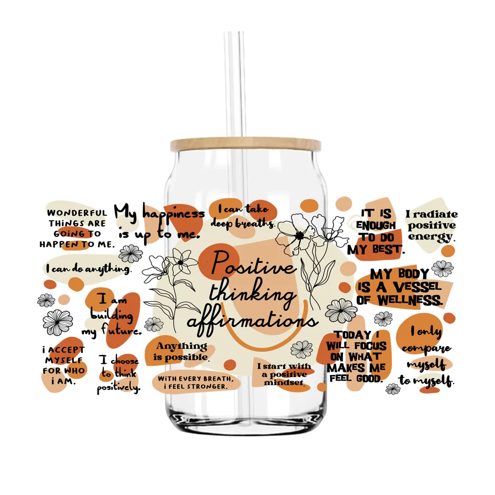 Boho Positve Thinking Affirmation 16OZ UV DTF Cup Wrap Transfers Stickers For DIY Libby Glass Waterproof Decals
Boho Positve Thinking Affirmation 16OZ UV DTF Cup Wrap Transfers Stickers For DIY Libby Glass Waterproof Decals