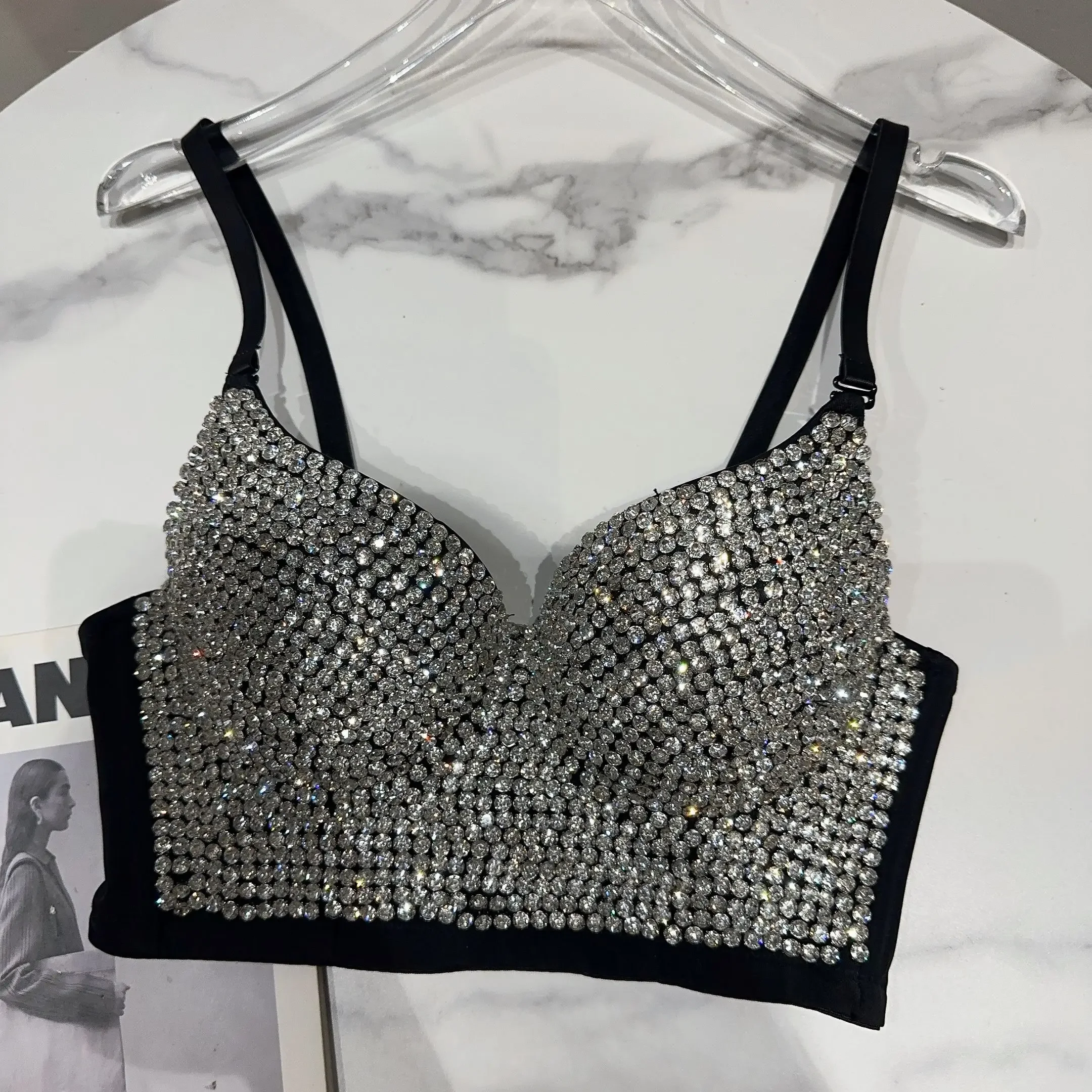 Rhinestone Tank Top Colorful Cropped Bustier Festival Clothing Vintage Gothic Corset Professional Drop Shipping
Rhinestone Tank Top Colorful Cropped Bustier Festival Clothing Vintage Gothic Corset Professional Drop Shipping