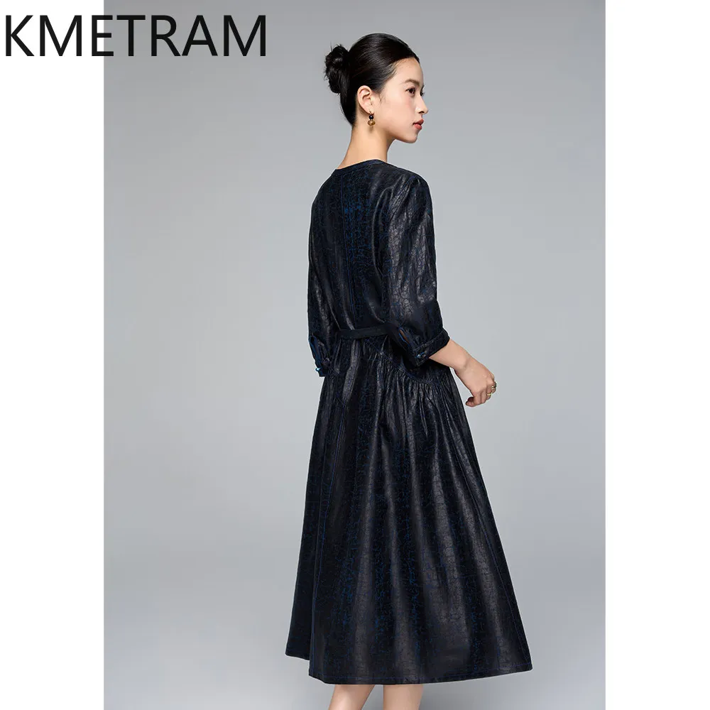 KMETRAM 100% Natural Mulberry Silk Dress Women Xiangyun Sha Long Dresses Elegant Summer Belt Frocks 2026 Woman Clothes vestidos
KMETRAM 100% Natural Mulberry Silk Dress Women Xiangyun Sha Long Dresses Elegant Summer Belt Frocks 2026 Woman Clothes vestidos