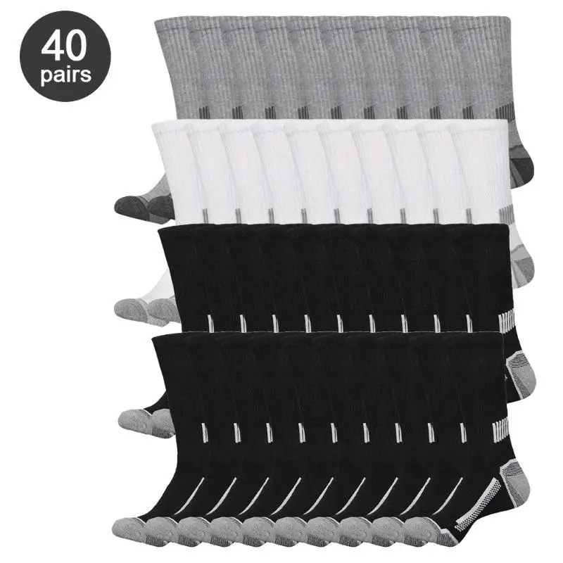 10/20/30/40 Pairs Mens Athletic Socks Mid Crew Quick Dry Breathable Sports Socks Rib Knit Polyester Moisture Wicking Comfortable Solid Casual Socks for Running Gym Bulk Lot
10/20/30/40 Pairs Mens Athletic Socks Mid Crew Quick Dry Breathable Sports Socks Rib Knit Polyester Moisture Wicking Comfortable Solid Casual Socks for Running Gym Bulk Lot