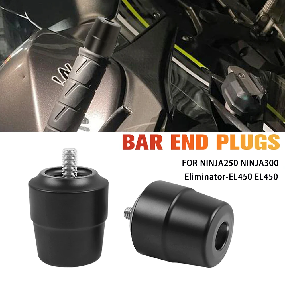 Motorcycle Handlebar Grip Ends Cap Plug For KAWASAKI NINJA250 09-12 NINJA300 13-17 Eliminator-EL450 23-24 EL 450 NINJA 250 300
Motorcycle Handlebar Grip Ends Cap Plug For KAWASAKI NINJA250 09-12 NINJA300 13-17 Eliminator-EL450 23-24 EL 450 NINJA 250 300