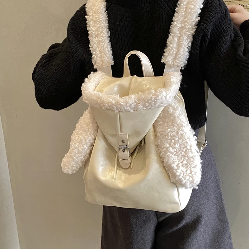 2026 New Soft PU Leather Patching Artificial Lambskin Cute Backpack for Women Adjustable Strap Sweet Daily Fashion Backpack
2026 New Soft PU Leather Patching Artificial Lambskin Cute Backpack for Women Adjustable Strap Sweet Daily Fashion Backpack