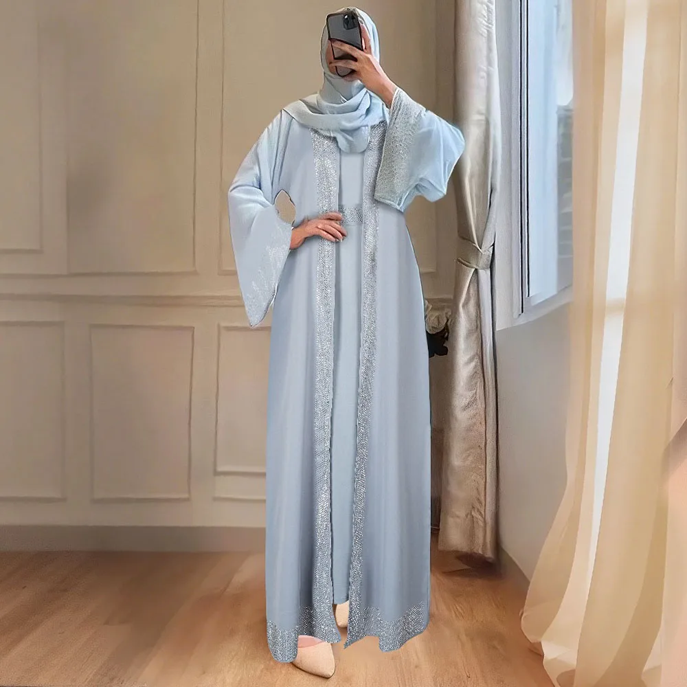 Elegant Chiffon Abayas for Women 2025 New Fashion Dubai Fashion Boubou Muslim Caftan Marocain Luxury Party Dinner Wedding Gowns
Elegant Chiffon Abayas for Women 2025 New Fashion Dubai Fashion Boubou Muslim Caftan Marocain Luxury Party Dinner Wedding Gowns