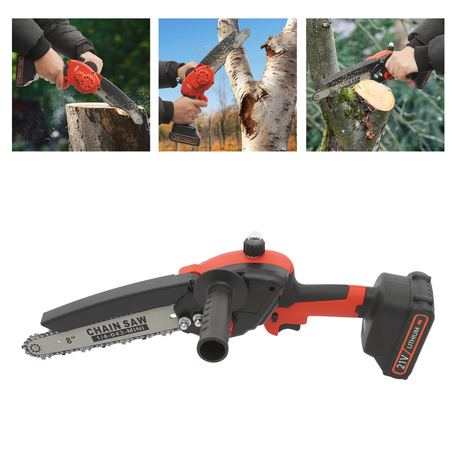 8 Inch Cordless Mini Chainsaw Brushless Electric Chainsaw Battery Powered Portable Handheld Chain Saw for Garden Tree Pruning
8 Inch Cordless Mini Chainsaw Brushless Electric Chainsaw Battery Powered Portable Handheld Chain Saw for Garden Tree Pruning