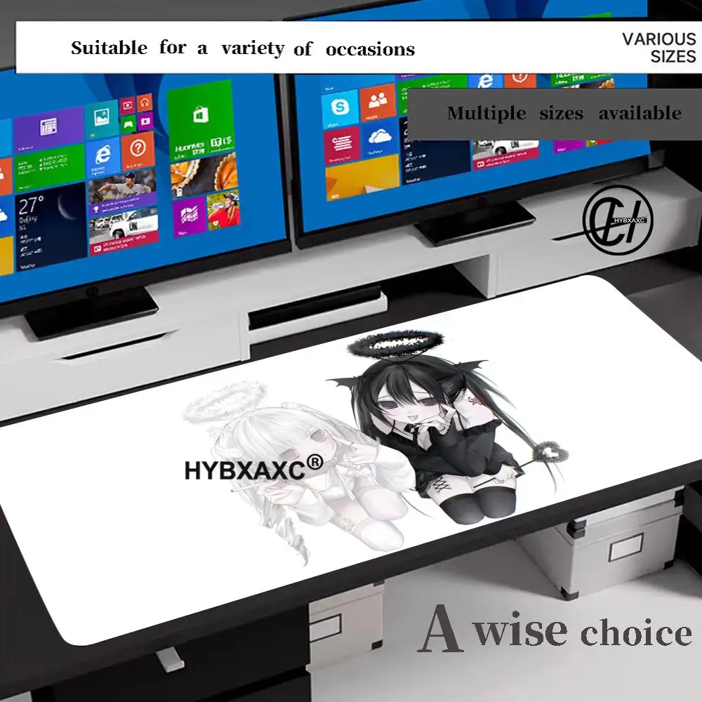 Black and White Anime Girl Table Mat Large Mouse Pad Office Keyboard Edge Locking Desk Mat Gaming Accessories Non-slip Mousepad
Black and White Anime Girl Table Mat Large Mouse Pad Office Keyboard Edge Locking Desk Mat Gaming Accessories Non-slip Mousepad