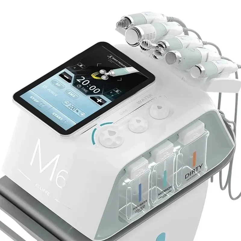 6 In 1 Oxygen Hydrofacial Machine Facial Skin Deep Cleaning Whitening Aqua Dermabrasion Black Head Removal Therapy Beauty Device
6 In 1 Oxygen Hydrofacial Machine Facial Skin Deep Cleaning Whitening Aqua Dermabrasion Black Head Removal Therapy Beauty Device
