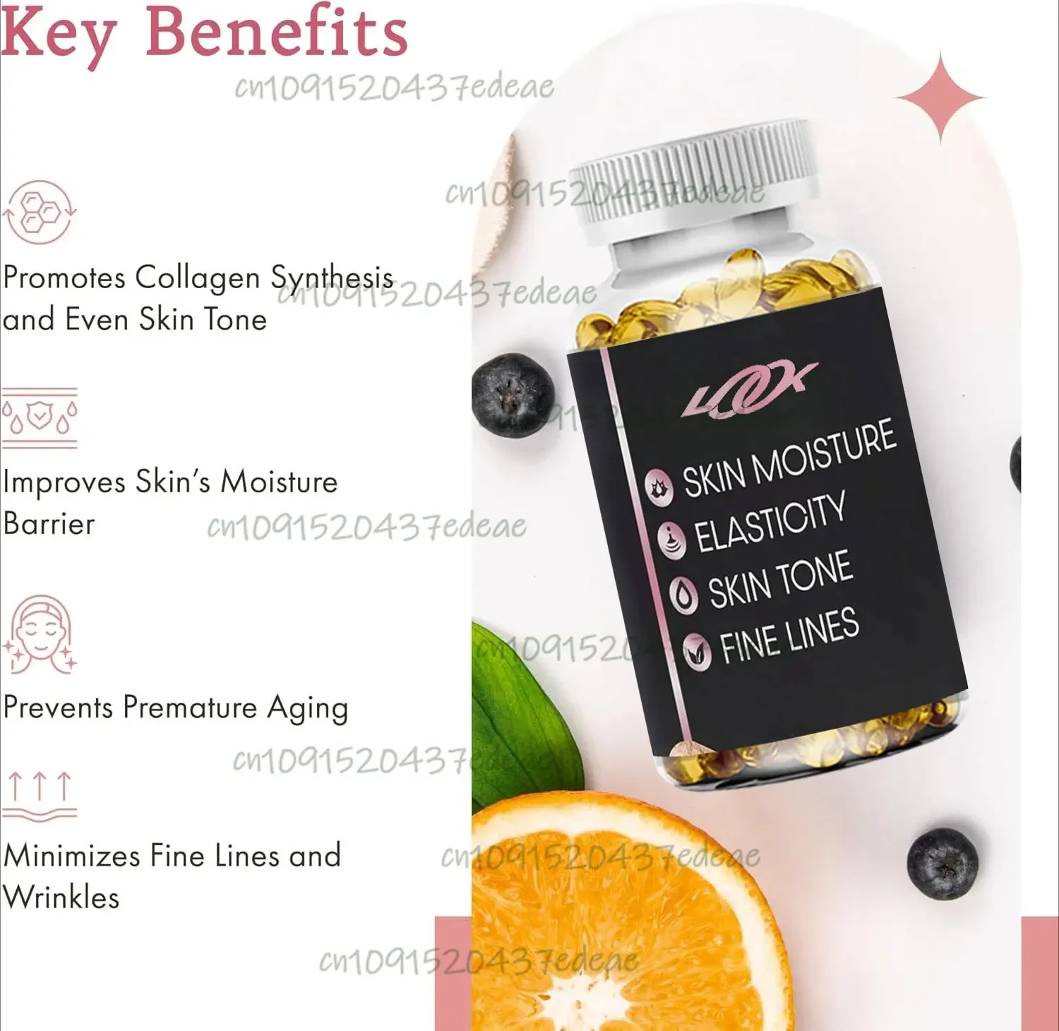 Men's and Women's Daily Collagen Supplements - Support Radiant, Smooth Skin, and Reduce Wrinkles
Men's and Women's Daily Collagen Supplements - Support Radiant, Smooth Skin, and Reduce Wrinkles
