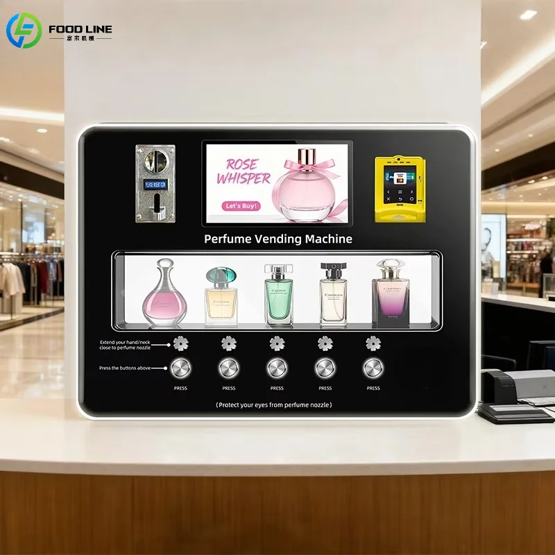 Customized 24H Wall-Mounted Perfume Vending Machine Touch Screen Advertising Multi-Payment Sample Vending Device
Customized 24H Wall-Mounted Perfume Vending Machine Touch Screen Advertising Multi-Payment Sample Vending Device