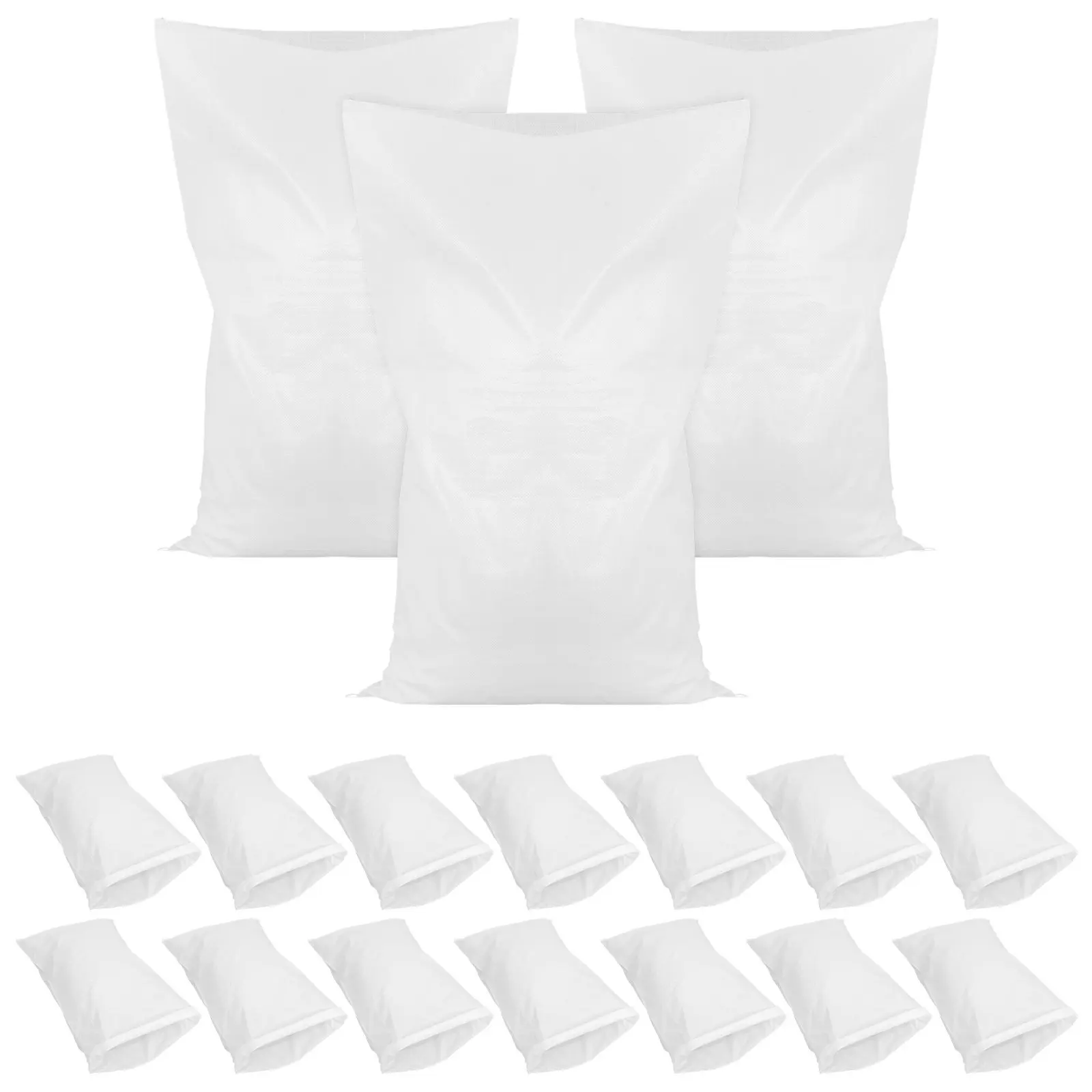 20Pcs Flood Prevention Sandbags Heavy Duty Woven Bags Large Capacity Waterproof Reusable Fillable Sandbags for Flood Protection
20Pcs Flood Prevention Sandbags Heavy Duty Woven Bags Large Capacity Waterproof Reusable Fillable Sandbags for Flood Protection