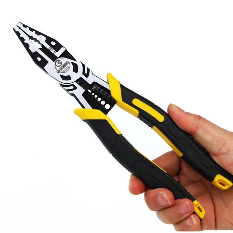 *~Steel wire multifunctional pliers Electrician wire stripping pliers Crimping wire cutting pliers Household tools
*~Steel wire multifunctional pliers Electrician wire stripping pliers Crimping wire cutting pliers Household tools