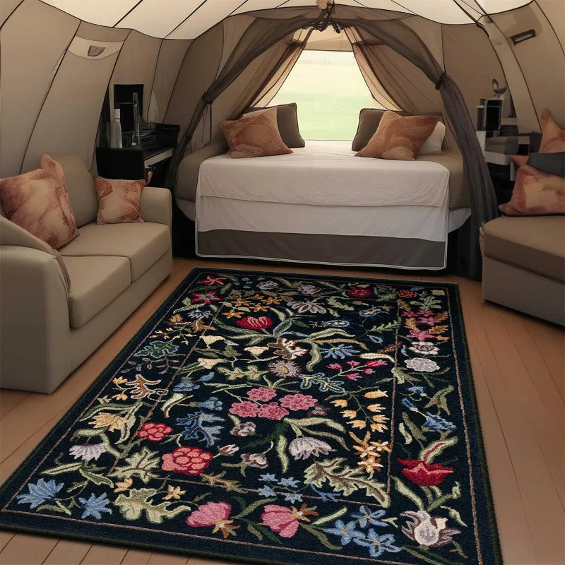 American Outdoor Printed Carpet Nordic Flower Anti Slip Living Room Rug Household Anti Dirty Bedroom Bedside Mat
American Outdoor Printed Carpet Nordic Flower Anti Slip Living Room Rug Household Anti Dirty Bedroom Bedside Mat