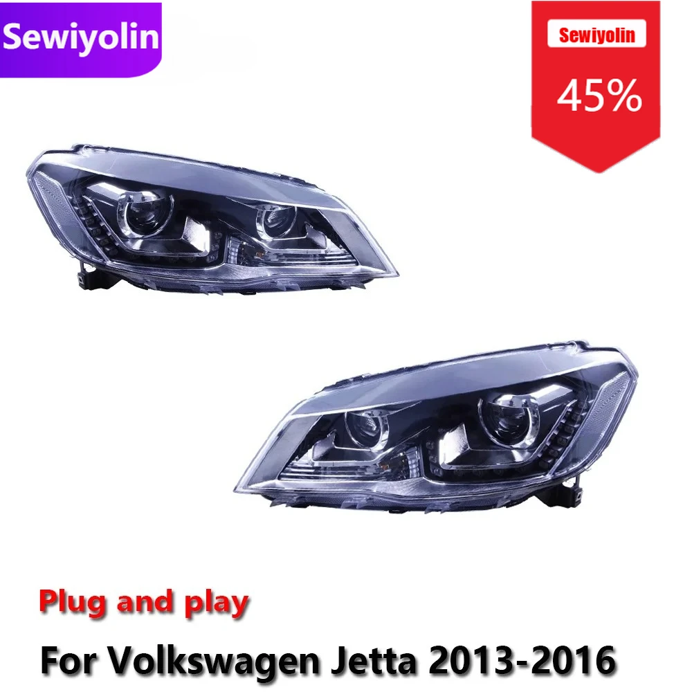 Автомобильные светодиодные фары DRL в сборе для Volkswagen Jetta 2013-2016, противотуманные фары DRL, стоп-сигнал, указатель поворота Plug and Play
Автомобильные светодиодные фары DRL в сборе для Volkswagen Jetta 2013-2016, противотуманные фары DRL, стоп-сигнал, указатель поворота Plug and Play