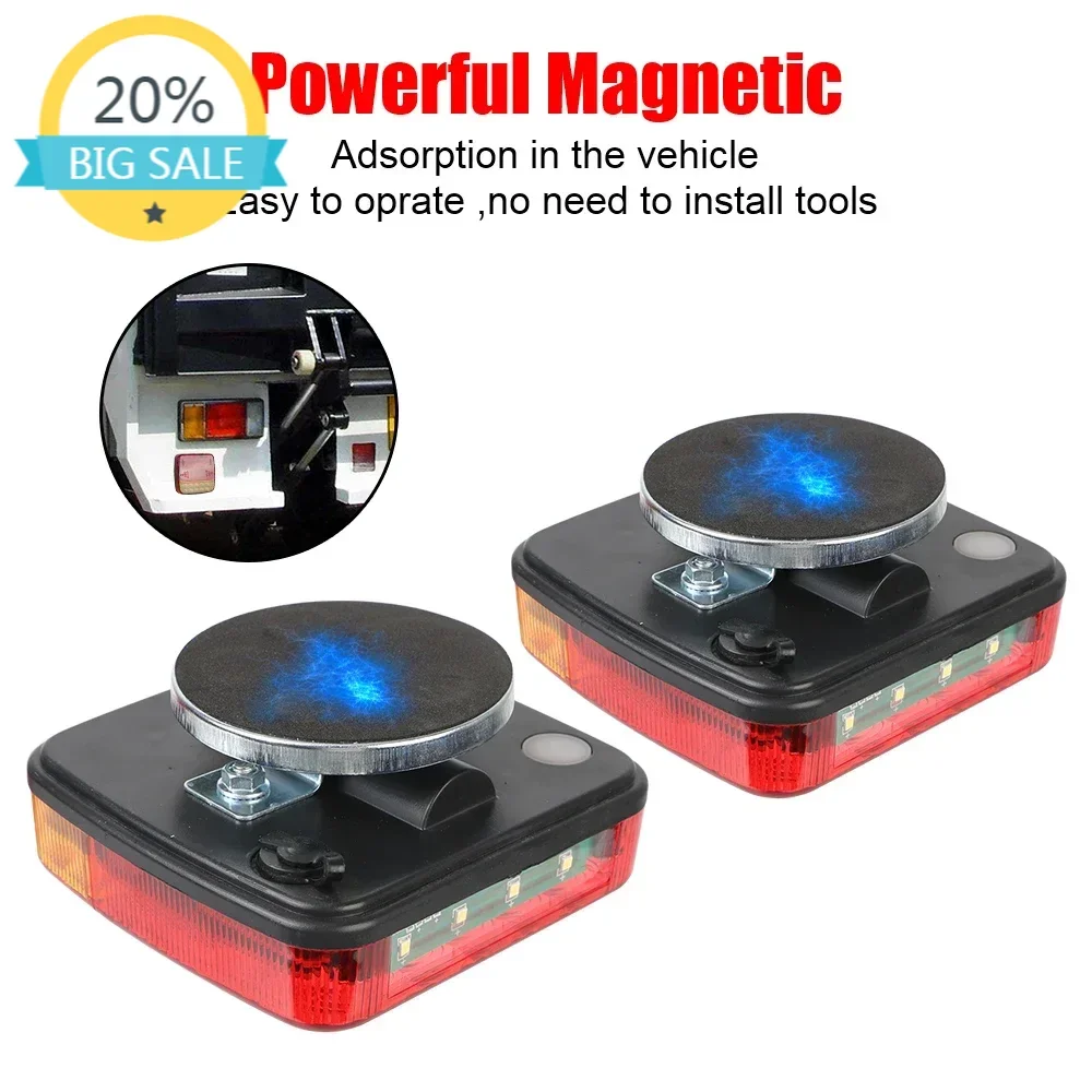 Rechargeable Wireless Reflective Lens Truck Taillights Brake Lights LED Trailer Rear Tail Turn Signal Lamp Caravan Camper Lorry
Rechargeable Wireless Reflective Lens Truck Taillights Brake Lights LED Trailer Rear Tail Turn Signal Lamp Caravan Camper Lorry