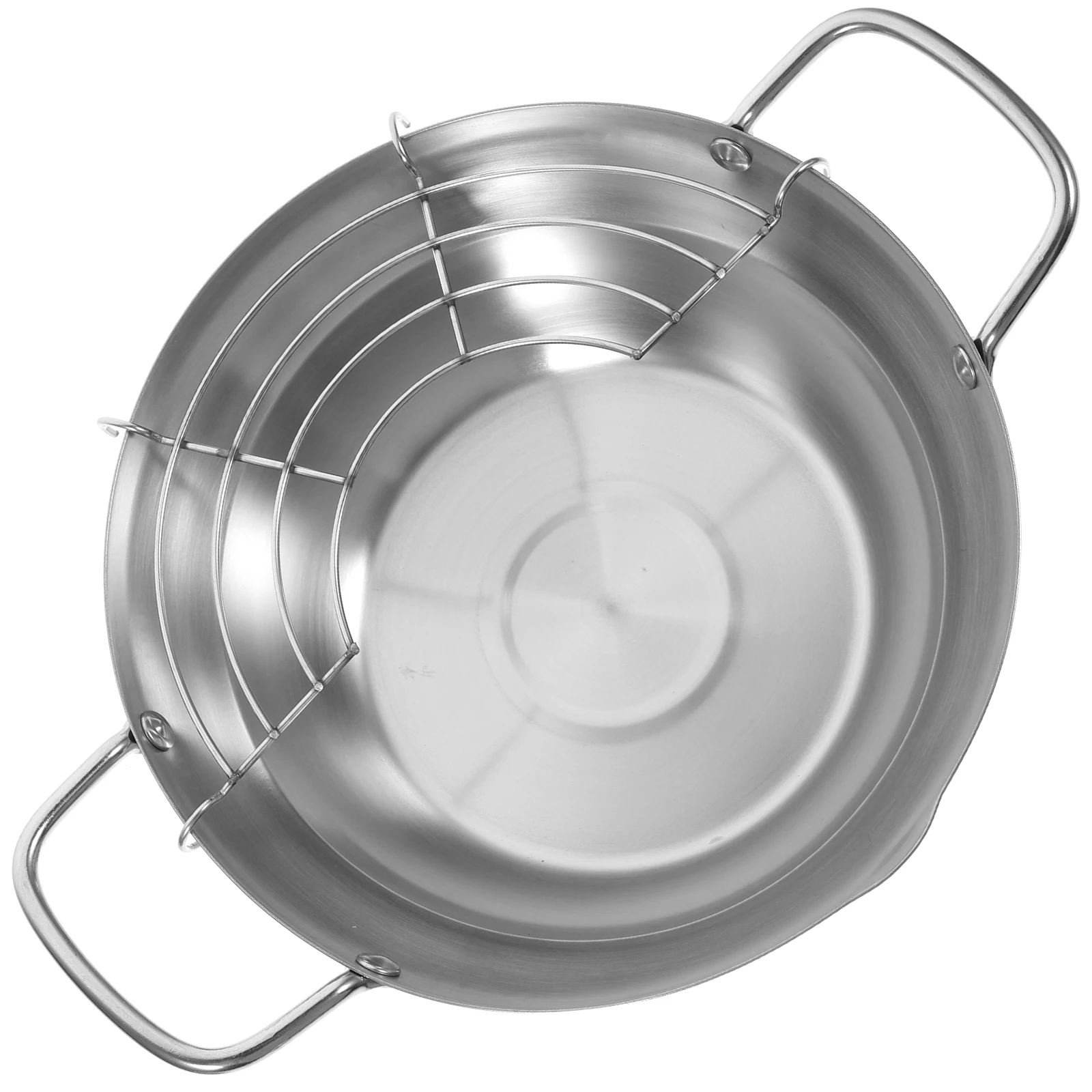 Frying Pot 24cm Stainless Steel Deep Fryer Pan Tempura Fry Pan Mini Kitchen Tool Beautiful Practical Home Use Oil Fryer
Frying Pot 24cm Stainless Steel Deep Fryer Pan Tempura Fry Pan Mini Kitchen Tool Beautiful Practical Home Use Oil Fryer