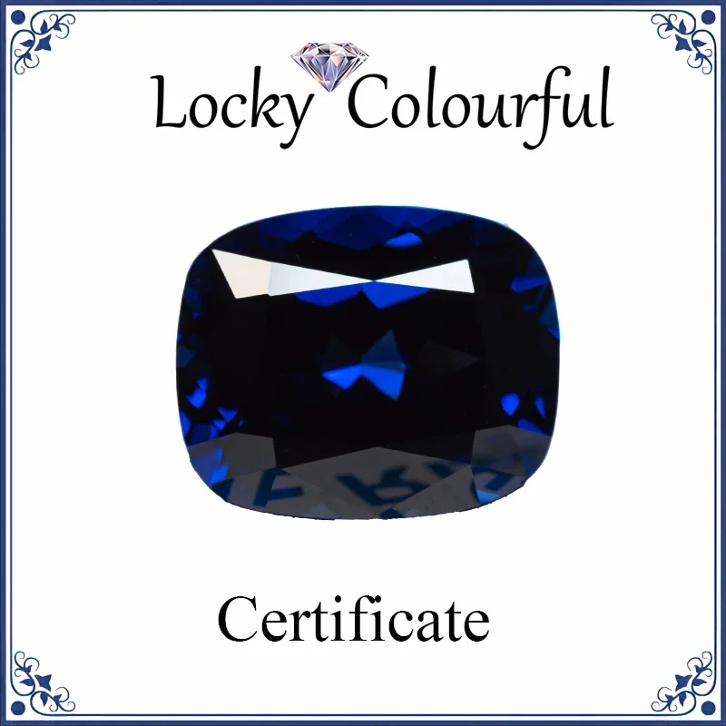 Lab Grown Sapphire Rectangel Cushion Shape Royal Blue Charm Beads for Diy Jewelry Making Necklace Selectable AGL Certificate
Lab Grown Sapphire Rectangel Cushion Shape Royal Blue Charm Beads for Diy Jewelry Making Necklace Selectable AGL Certificate