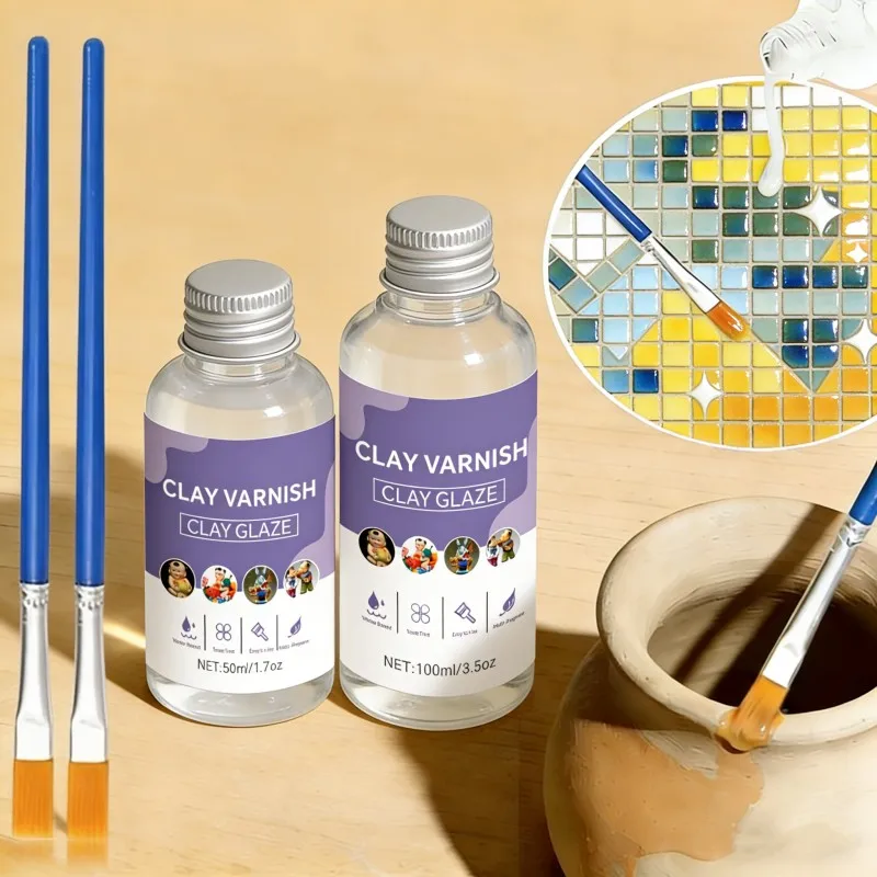 50ml/100ml/200ml Dried Clay Glaze Varnish High Gloss Non-Yellowing Protective Transparent Coating Sealant Crafting Accessories
50ml/100ml/200ml Dried Clay Glaze Varnish High Gloss Non-Yellowing Protective Transparent Coating Sealant Crafting Accessories