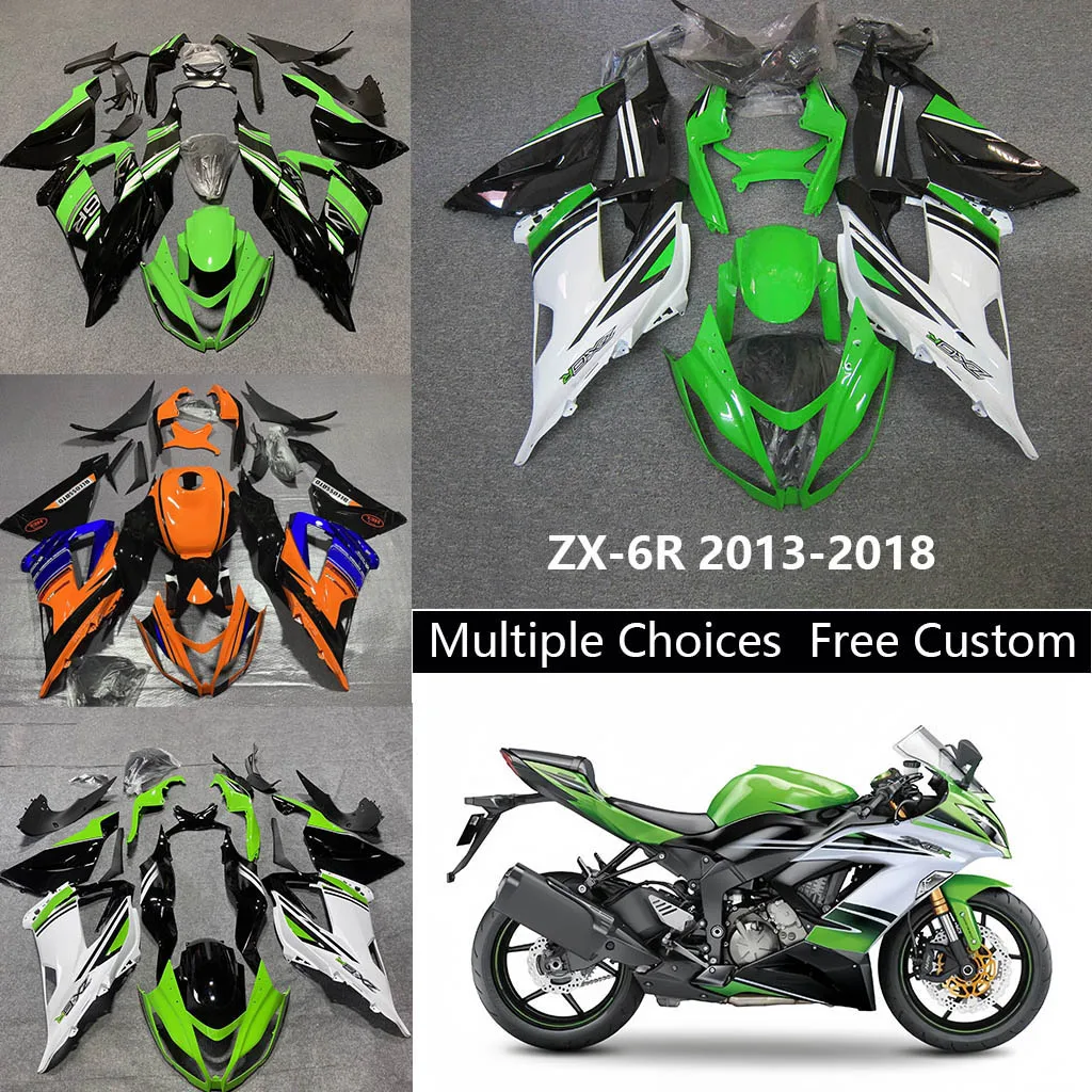 ABS Injection Fairing kit ZX-6R 2013 2018 2014 2015 2016 2017 Motorcycle Fairings for KAWASAKI ZX6R 636 ZX 6R 2013-2018
ABS Injection Fairing kit ZX-6R 2013 2018 2014 2015 2016 2017 Motorcycle Fairings for KAWASAKI ZX6R 636 ZX 6R 2013-2018