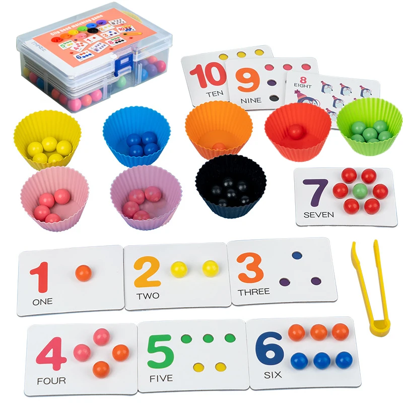 Kid Clip Beads Color Sorting Toys Montessori Counting Game Fine Motor Training Number Learning Children Education Matching Toys
Kid Clip Beads Color Sorting Toys Montessori Counting Game Fine Motor Training Number Learning Children Education Matching Toys