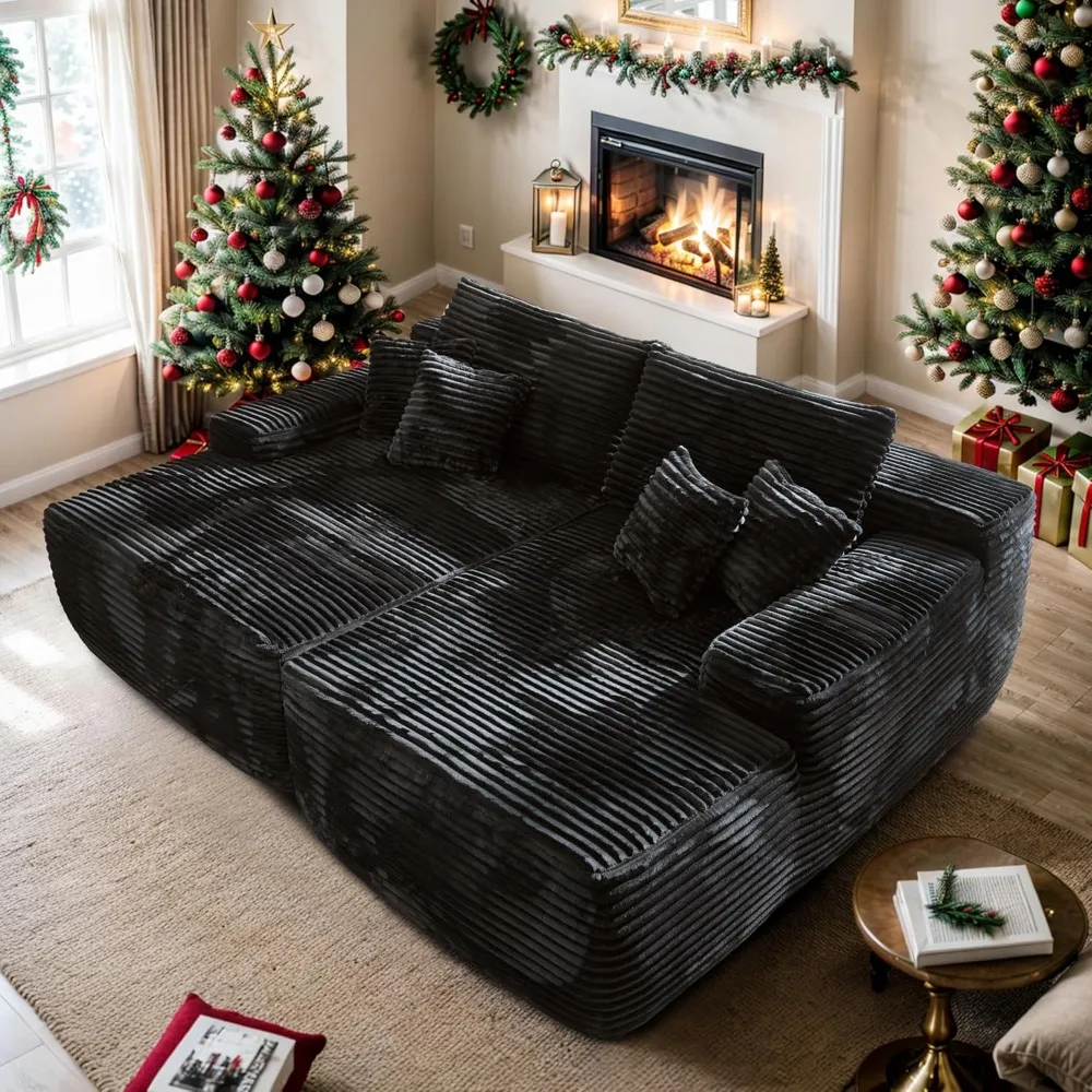 Chaise Lounge Chair Indoor,Modern Oversized Lounge Chair,Assembly Free Double Chaise Lounge,Floor Couch in A Box for Bedroom
Chaise Lounge Chair Indoor,Modern Oversized Lounge Chair,Assembly Free Double Chaise Lounge,Floor Couch in A Box for Bedroom