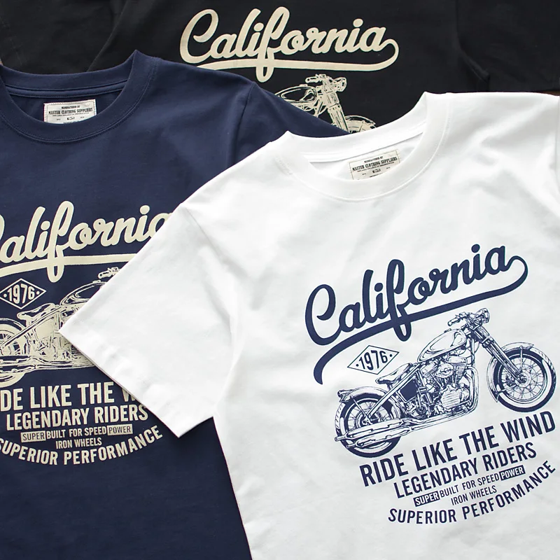 Lightweight Heavyweight American Retro Motorcycle Print T-Shirt Pure Cotton round Neck Short Sleeve Men's Casual Fashion Summ...
Lightweight Heavyweight American Retro Motorcycle Print T-Shirt Pure Cotton round Neck Short Sleeve Men's Casual Fashion Summ...
