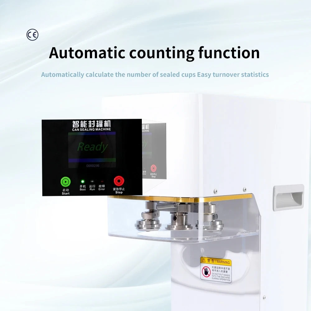 Commercial Automatic Bubble Tea Can Sealer Stainless Steel Intelligent Plastic Drinks Sealing Machine for Beverage Packaging
Commercial Automatic Bubble Tea Can Sealer Stainless Steel Intelligent Plastic Drinks Sealing Machine for Beverage Packaging