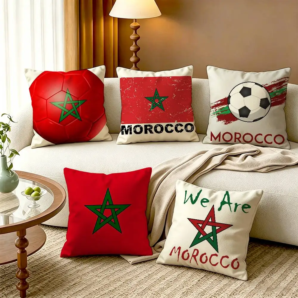 Morocco F-Flag Cotton Linen Square Pillow Covers Home Decor Gifts
Morocco F-Flag Cotton Linen Square Pillow Covers Home Decor Gifts