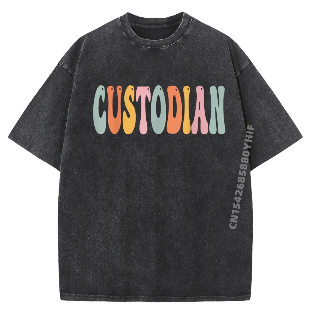 Custodian Groovy Happy First Day Of School Teeshirt Graphic T Shirt Comfortable Tshirts Printing Washed Clothes
Custodian Groovy Happy First Day Of School Teeshirt Graphic T Shirt Comfortable Tshirts Printing Washed Clothes