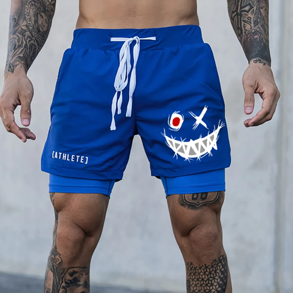 Men's Shorts Printing Performance Sports Fitness Leisure Shorts For Men Casual Workout Running Short Pants Double Layer 2-In-1
Men's Shorts Printing Performance Sports Fitness Leisure Shorts For Men Casual Workout Running Short Pants Double Layer 2-In-1