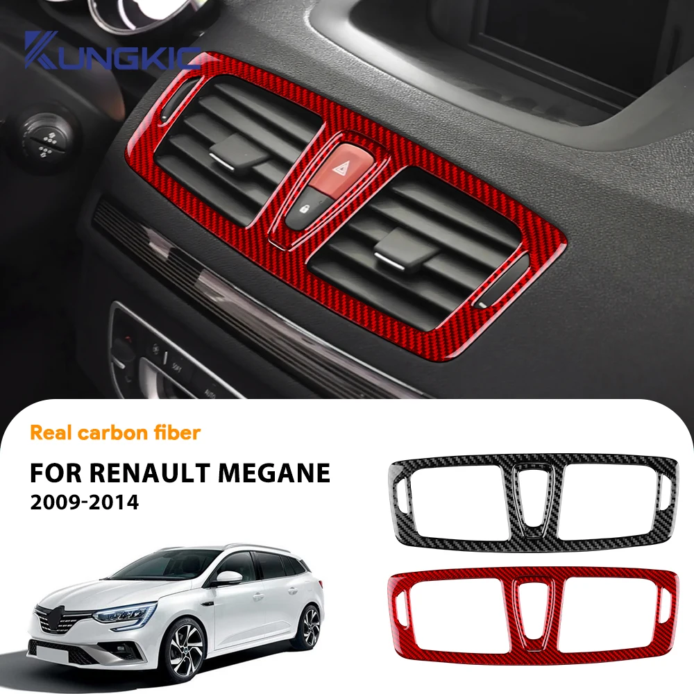 For Renault Megane RS 2009 2010 2011 2012 2013 2014 LHD RHD Car Center Console Air Vent Trim Real Soft Carbon Fiber Sticker
For Renault Megane RS 2009 2010 2011 2012 2013 2014 LHD RHD Car Center Console Air Vent Trim Real Soft Carbon Fiber Sticker