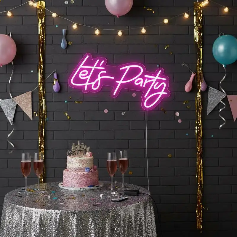 Neon Light Board 23"X10" For Party Wedding Home, Remote Control Adjustable Brightness Pink Luminescent Signage Power Adapter Included
Neon Light Board 23"X10" For Party Wedding Home, Remote Control Adjustable Brightness Pink Luminescent Signage Power Adapter Included